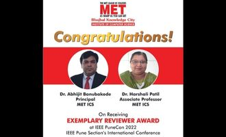  MET Academicians receives Exemplary Reviewer Award